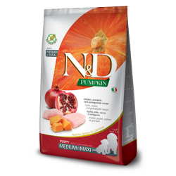 N&D Pumpkin Grain Free Chicken & Pomegranate Puppy Medium maxi 12kg